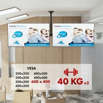 Bildschirm-Träger für den Tisch MacLean MC-111 B 60" 34"