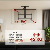 Support de table d'écran MacLean MC-109 T 86" 43"