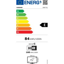 Smart TV Hisense 65E77Q 65 65" 4K Ultra HD HDR QLED