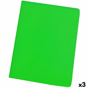 Set of Subfolders Elba Green A4 50 Pieces (3 Units)
