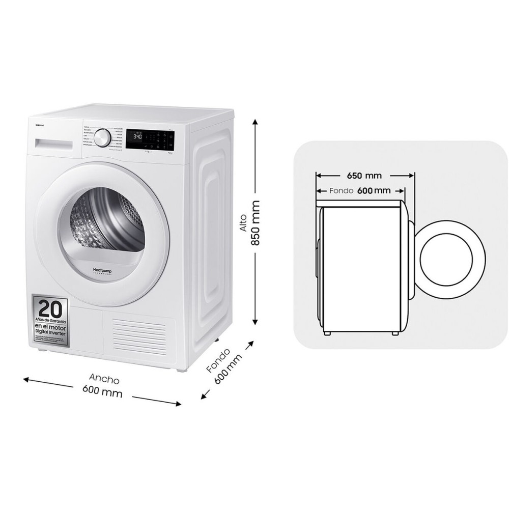 Kondensationstrockner Samsung DV90DG52A0TEEC 9 kg