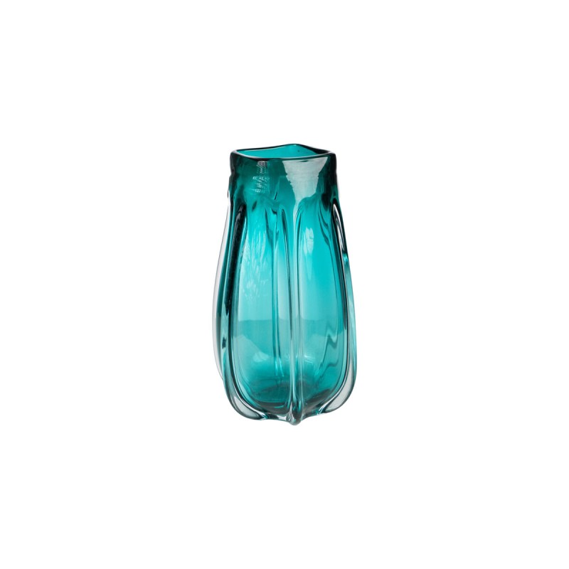 Vase Romimex Turquoise verre 15 x 26 x 15 cm