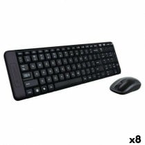 Tastatur mit Maus Logitech K220 (8 Stück)
