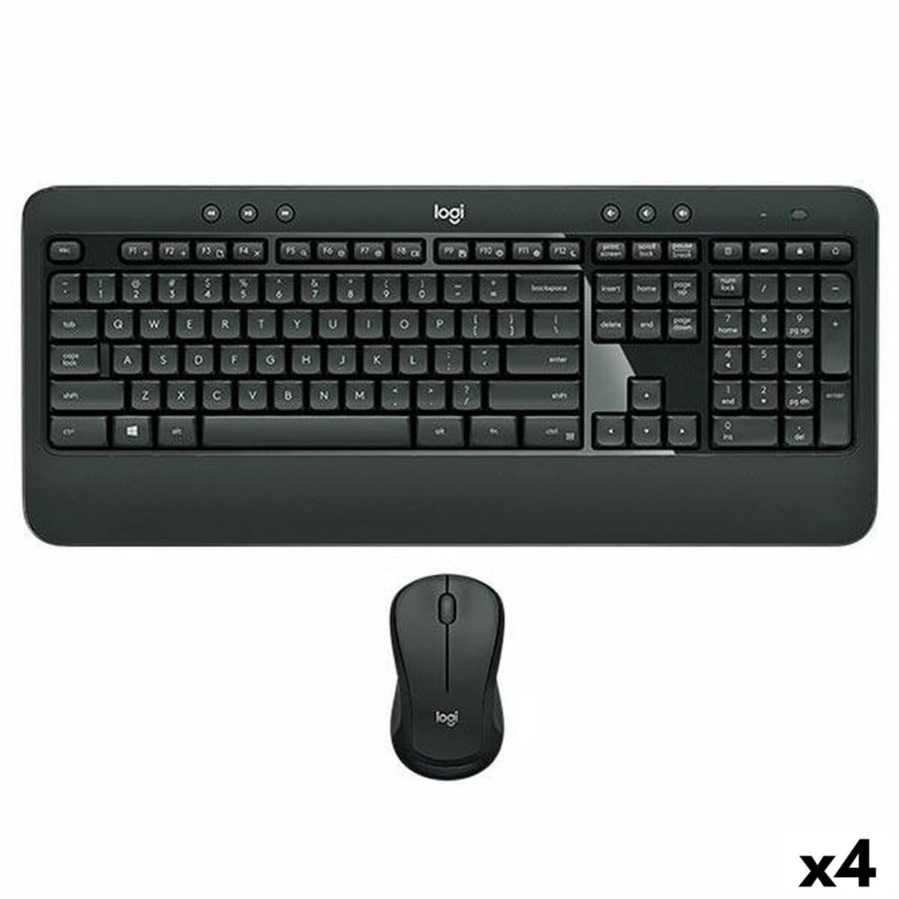 clavier et souris Logitech MK540 Noir Espagnol Qwerty (4 Unités)