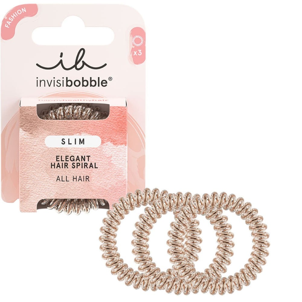 Elastiques pour Cheveux Invisibobble   Bronze (3 Unités)