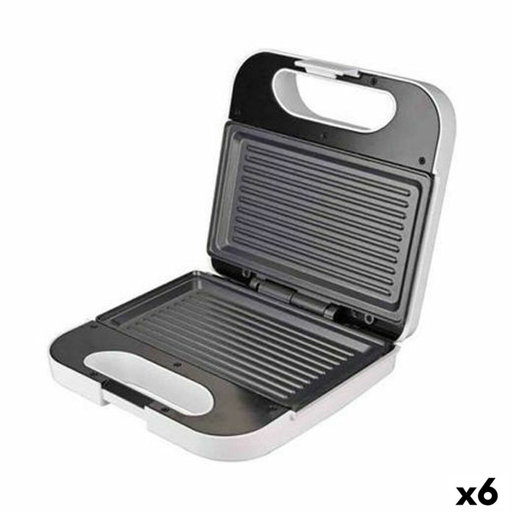 Sandwichmaker Grunkel SAN-GRILLNG Weiß 750 W (6 Stück)