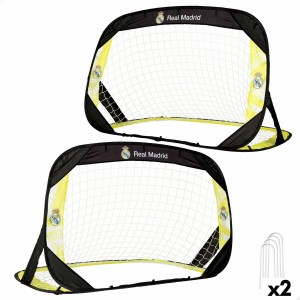 Fussballtor Real Madrid C.F. 120 x 80 x 80 cm (2 Stück)