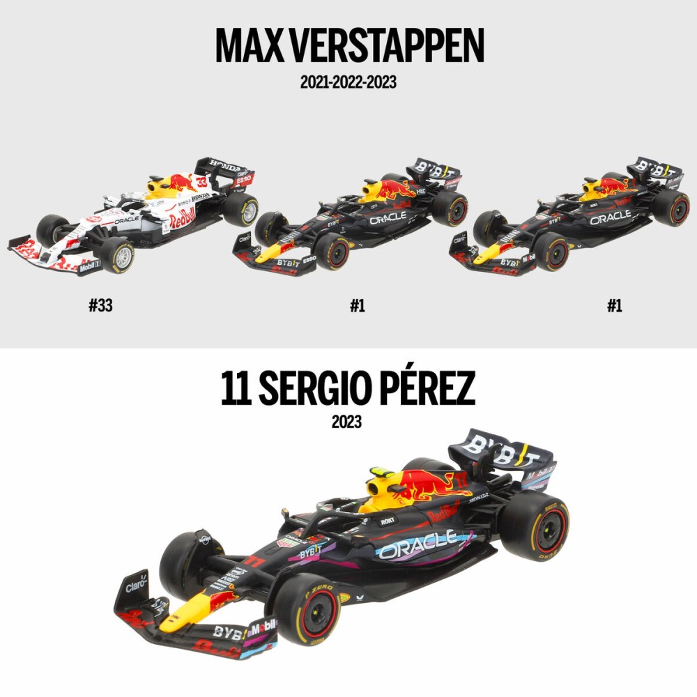 Toy car Red Bull VERSTAP (4 Units)