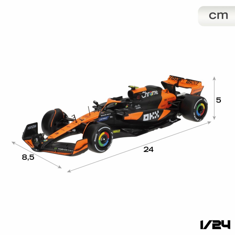 Petite voiture-jouet McLaren F1 2024 MCL38 (4 Unités)