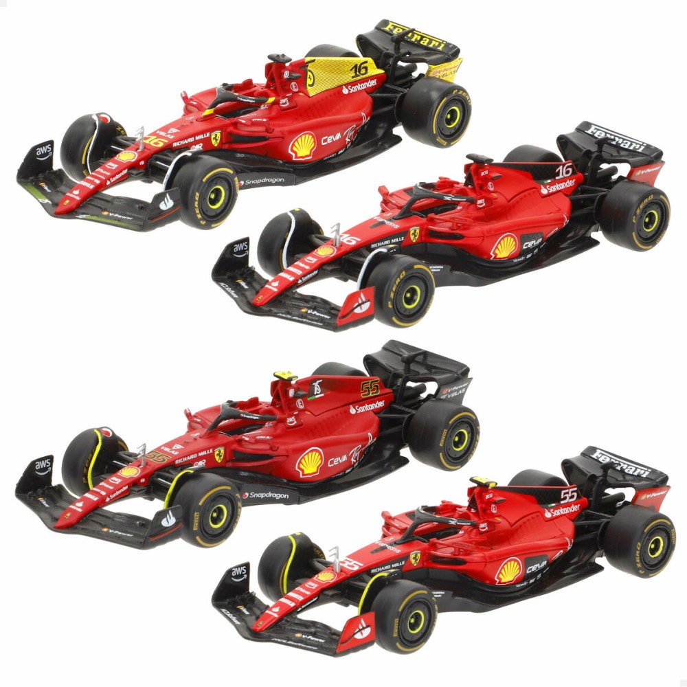 Petite voiture-jouet Ferrari LECLERC (4 Unités)