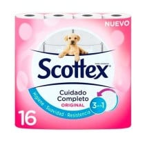 Papier Toilette Scottex Original Blanc 16 Pièces (6 Unités)