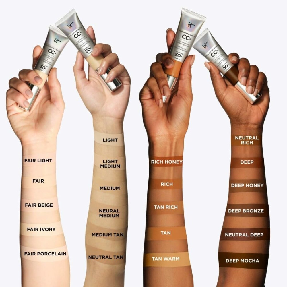 CC Cream It Cosmetics Your Skin But Better Beige Medium Spf 50 1 L