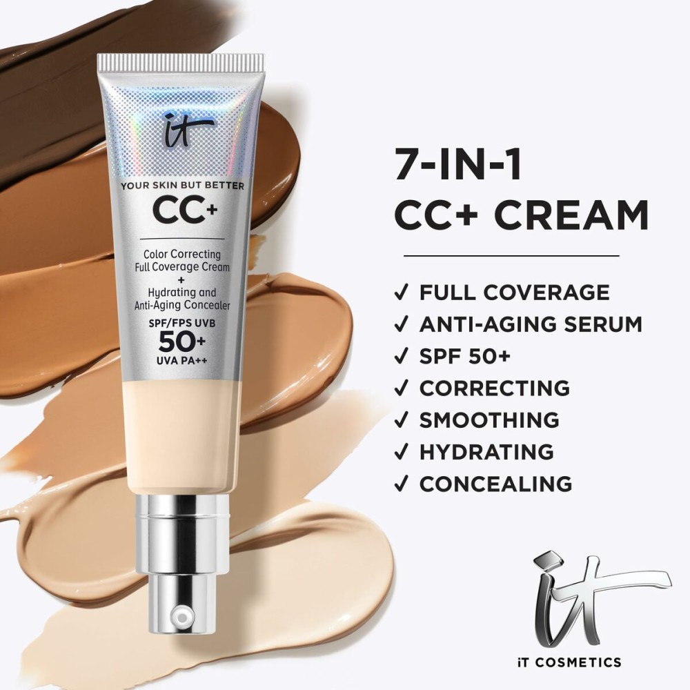 CC Cream It Cosmetics Your Skin But Better Beige Medium Spf 50 1 L