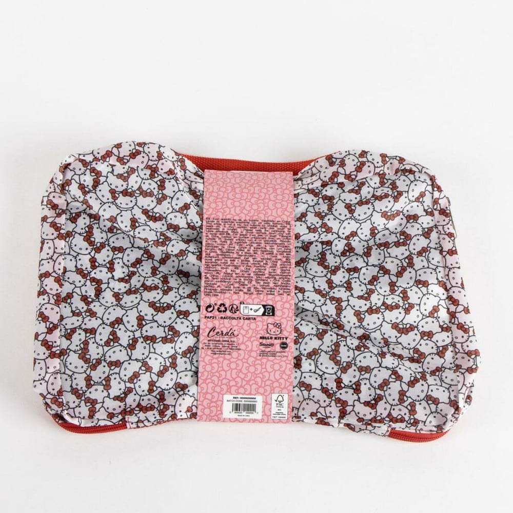 Travel Vanity Case Hello Kitty Red 100 % polyester 2 x 20 x 32 cm 2 Units