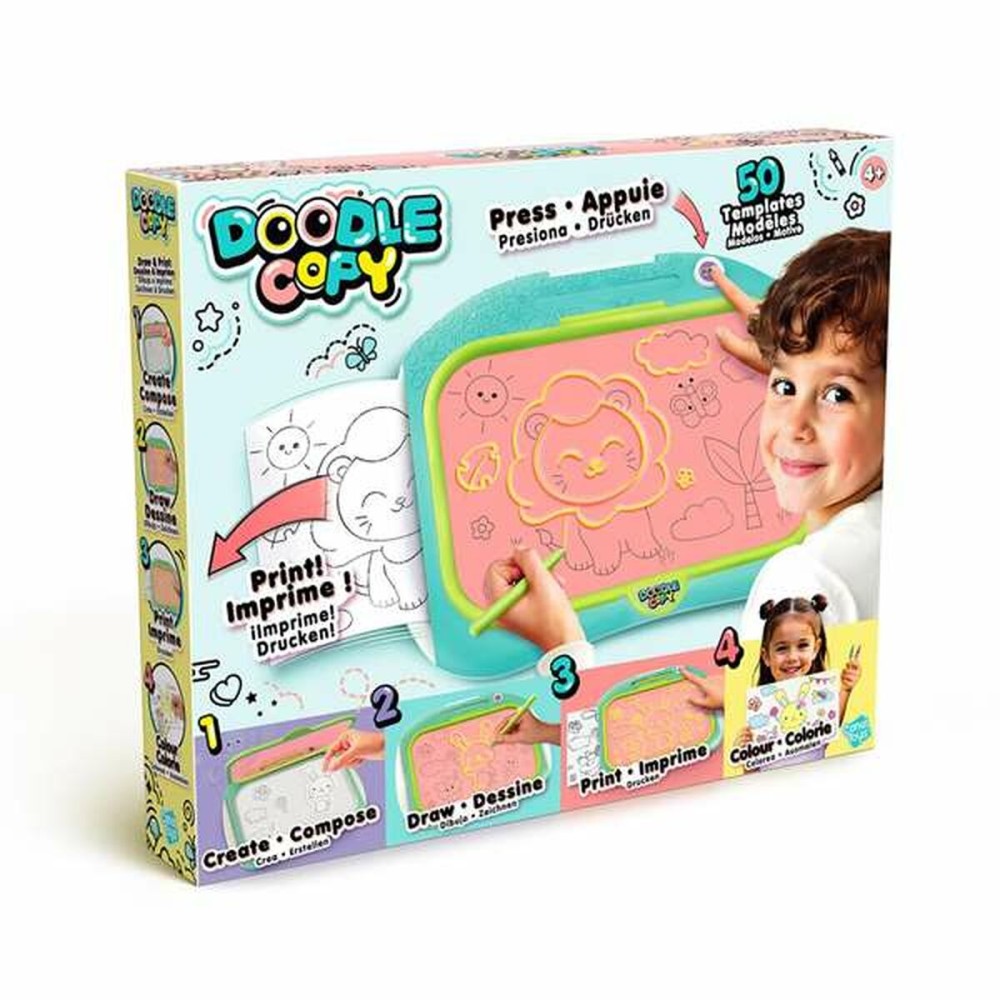 Tableau 2 en 1 Canal Toys Doodle Copy Bleu Plastique 40 x 33 x 6 cm