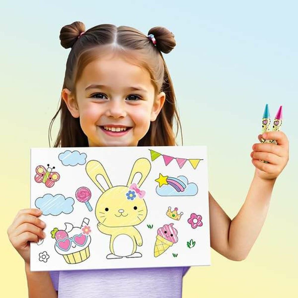 Tableau 2 en 1 Canal Toys Doodle Copy Bleu Plastique 40 x 33 x 6 cm