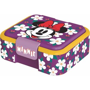 Brotdose für Sandwiches Minnie Mouse Sunshine 18 x 16 x 6,5 cm