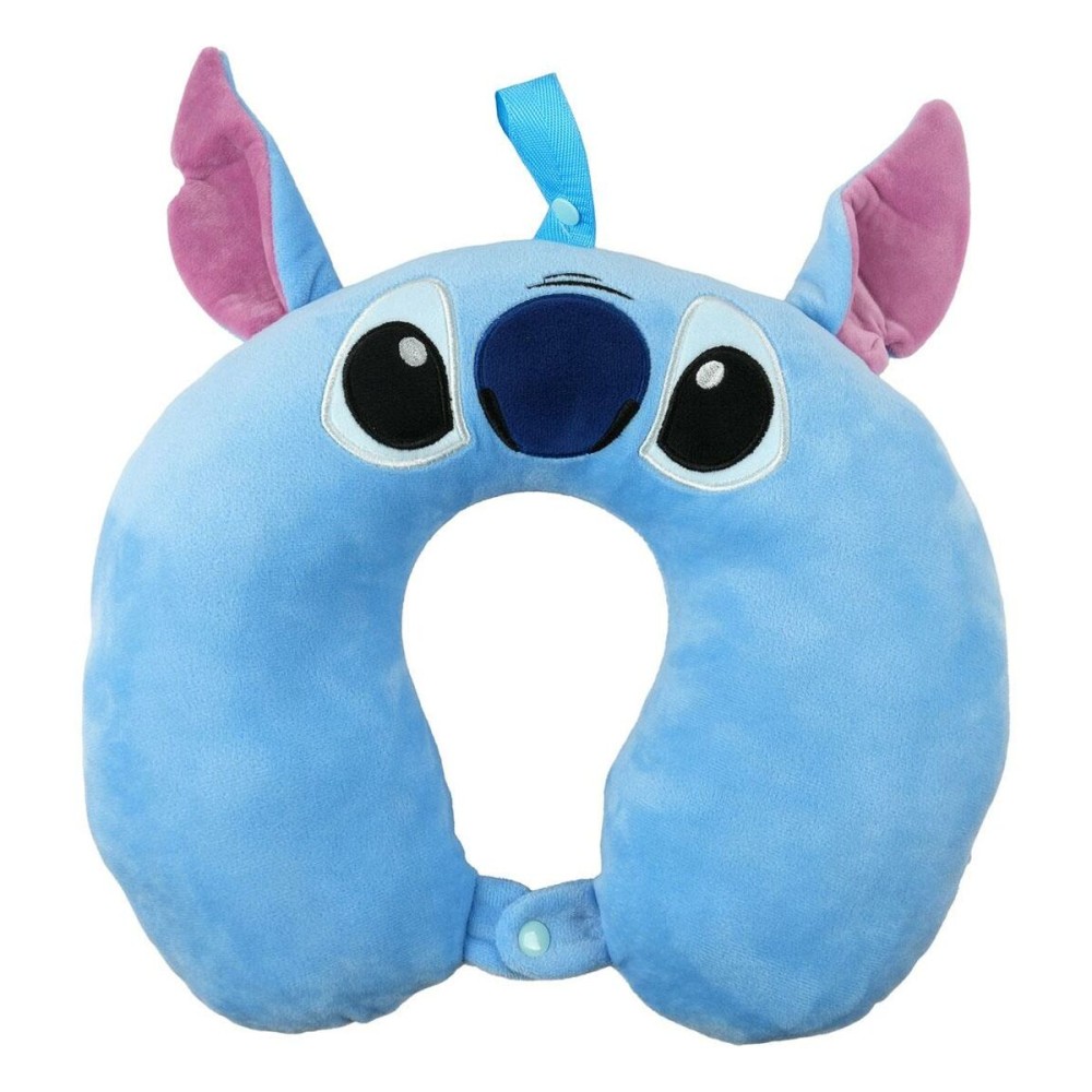 Travel pillow Stitch Blue 33 x 38 x 7 cm
