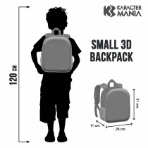 Schulrucksack 3D mit Rädern Minnie Mouse Spring Rosa