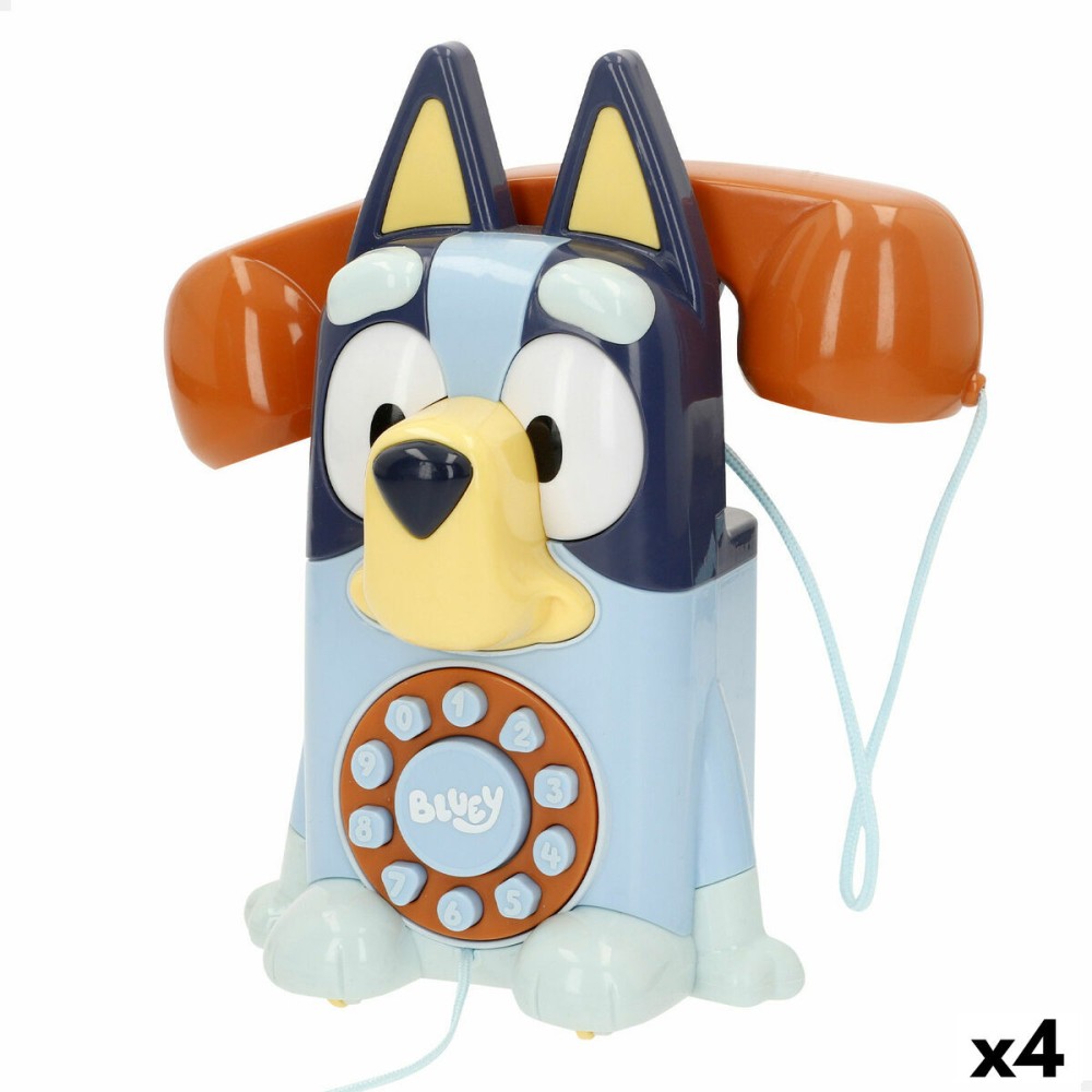 Téléphone-jouet Bluey Plastique 16 x 18 x 8 cm (4 Unités)