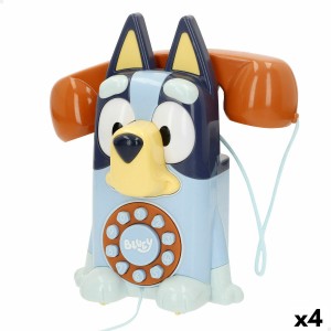 Spielzeug-Telefon Bluey Kunststoff 16 x 18 x 8 cm (4 Stück)