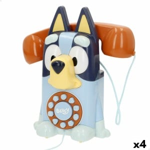 Toy telephone Bluey Plastic 16 x 18 x 8 cm (4 Units)