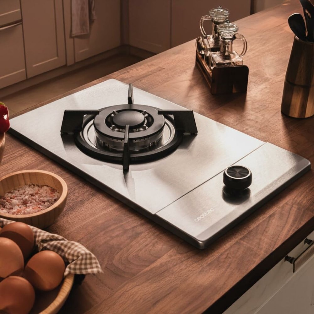 Gas Hob Cecotec Bolero Squad G 1200S Inox 3500 W 29 x 50 cm
