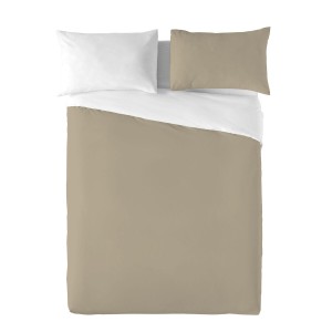 Nordic cover Naturals FUNDA NORDICA BICOLOR REVERSIBLE White Beige 140 x 200 cm Reversible