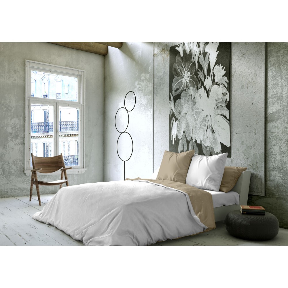 Nordic cover Naturals FUNDA NORDICA BICOLOR REVERSIBLE White Beige 140 x 200 cm Reversible
