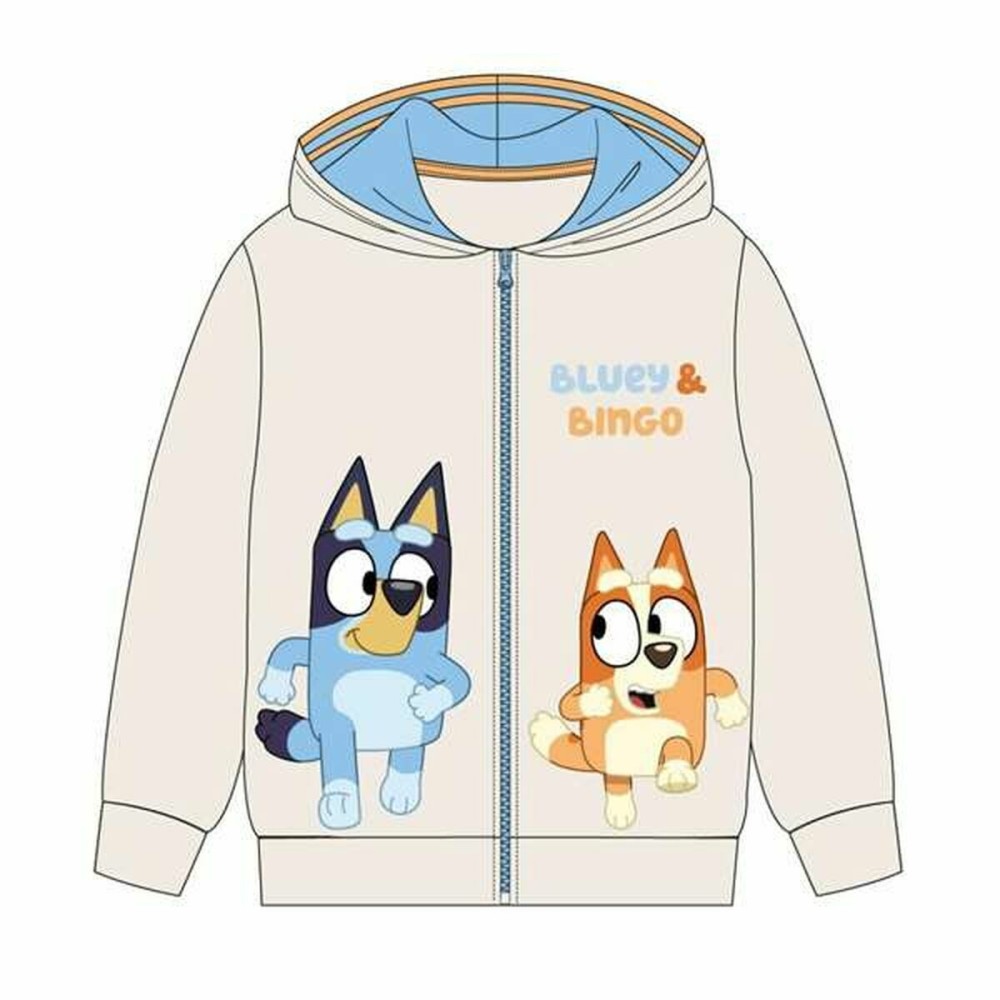 Sweatshirt mit Kapuze für Mädchen Bluey Dunkelblau
