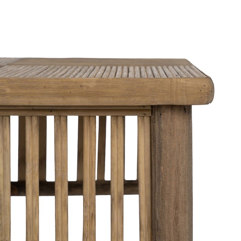 Side table Natural Bamboo 22,5 x 22,5 x 50 cm 32,5 x 32,5 x 70 cm 2 Pieces (2 Units)