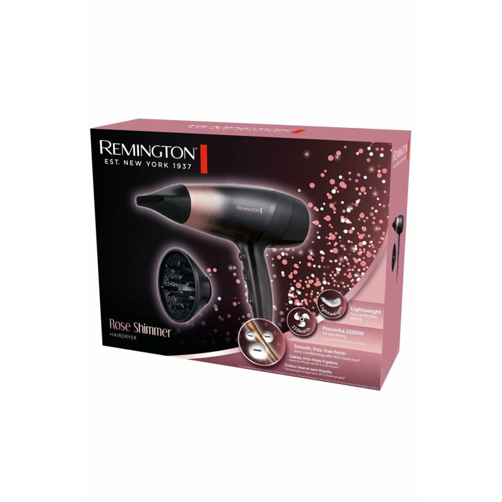 Hairdryer Remington D5305 Black Pink 2200 W