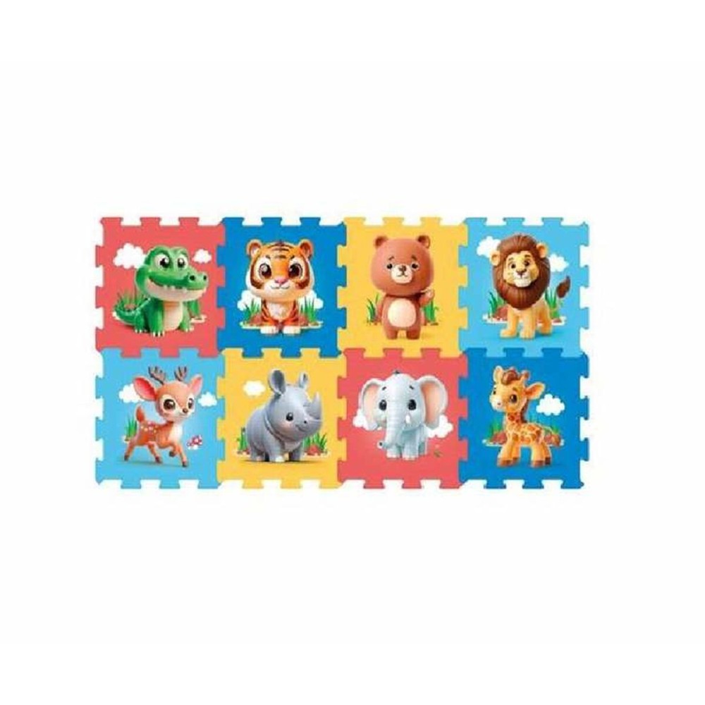 Puzzle Colorbaby 120 x 60 cm Multicouleur animaux 8 Pièces