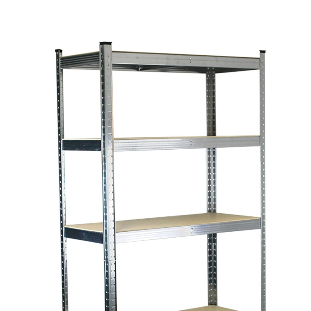 Étagère Ferrestock 875 Kg 90 x 40 x 180 cm Gris Bois acier galvanisé Bois MDF 5 Etagères
