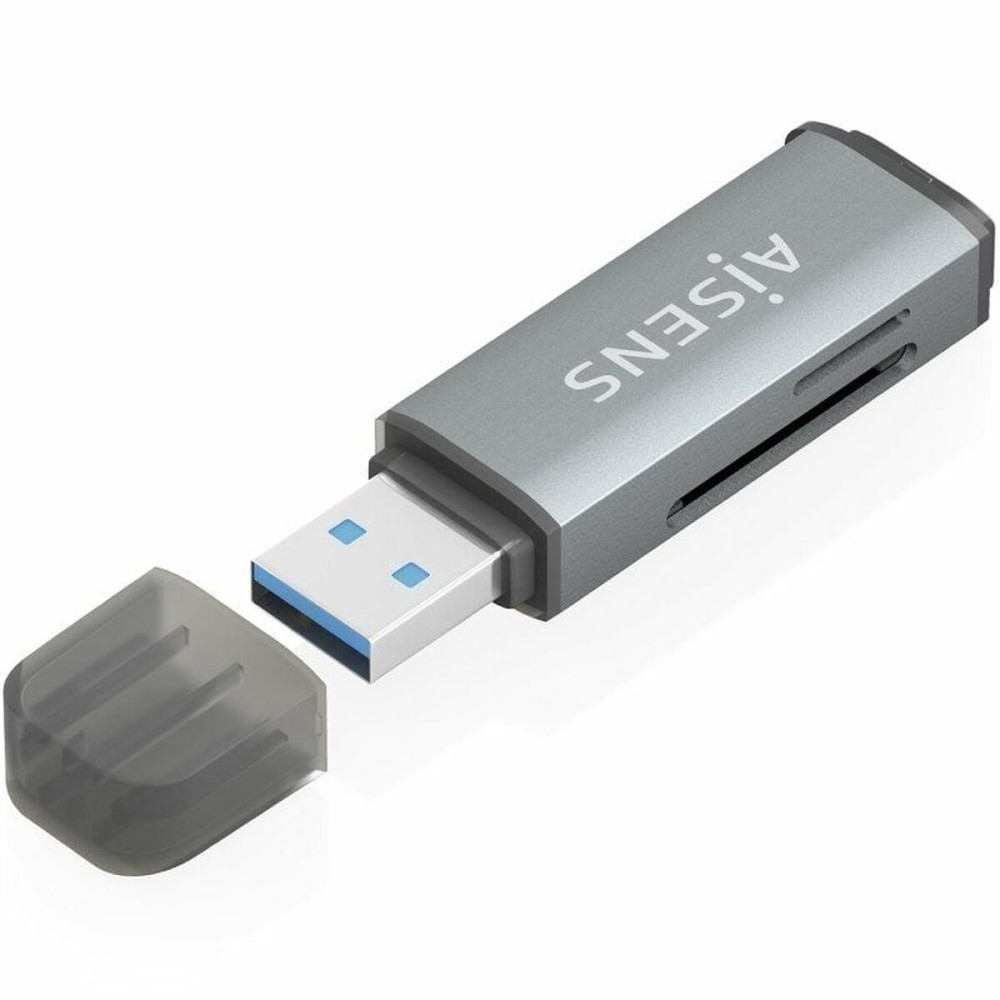 Lecteur de Cartes Aisens ASCR-2A09-GR Gris