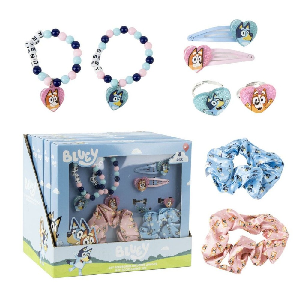 Haarschmuck Bluey Bunt 8 Stücke