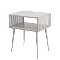 Table d'appoint Gift Decor 24303-GREY Gris 46,5 x 36,2 x 55,5 cm