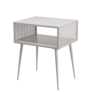 Table d'appoint Gift Decor 24303-GREY Gris 46,5 x 36,2 x 55,5 cm