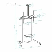 Kopfhörer TooQ FS20406HM-B 60" 100" 130 Kg