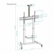 Kopfhörer TooQ FS20406HM-B 60" 100" 130 Kg