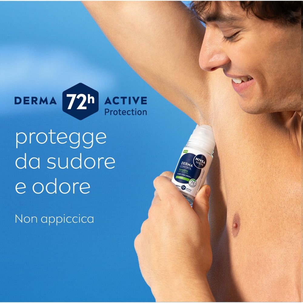 Roll-On Deodorant Nivea DERMA CONTROL SENSITIVE 50 ml