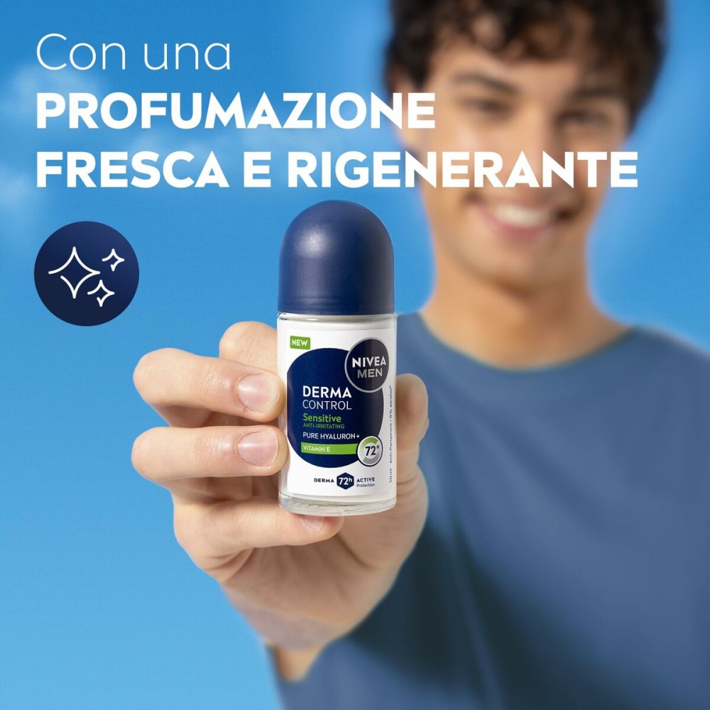 Roll-On Deodorant Nivea DERMA CONTROL SENSITIVE 50 ml