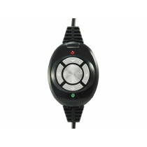 Kopfhörer mit Mikrofon Conceptronic CCHATSTARU2R Schwarz Rot 2 m