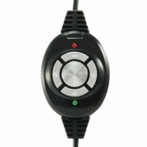 Kopfhörer mit Mikrofon Conceptronic CCHATSTARU2R Schwarz Rot 2 m