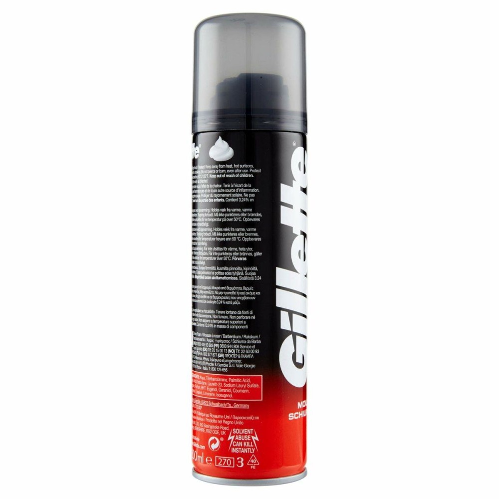 Rasierschaum Gillette GSFR 200 ml