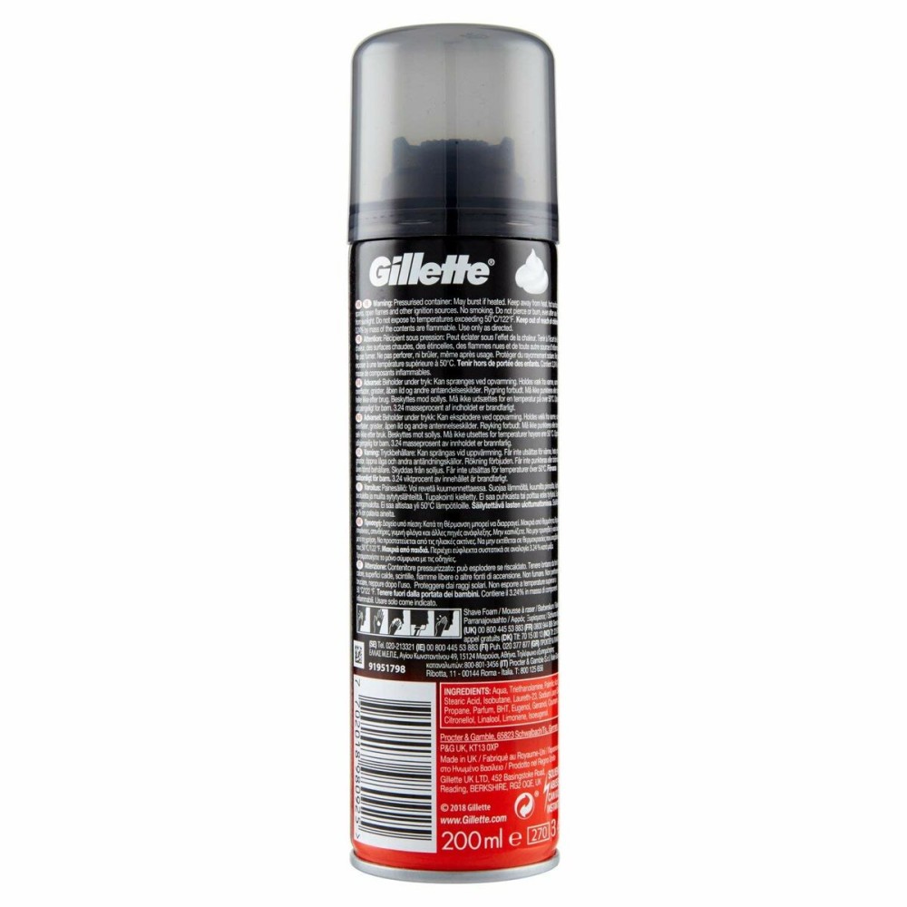Rasierschaum Gillette GSFR 200 ml