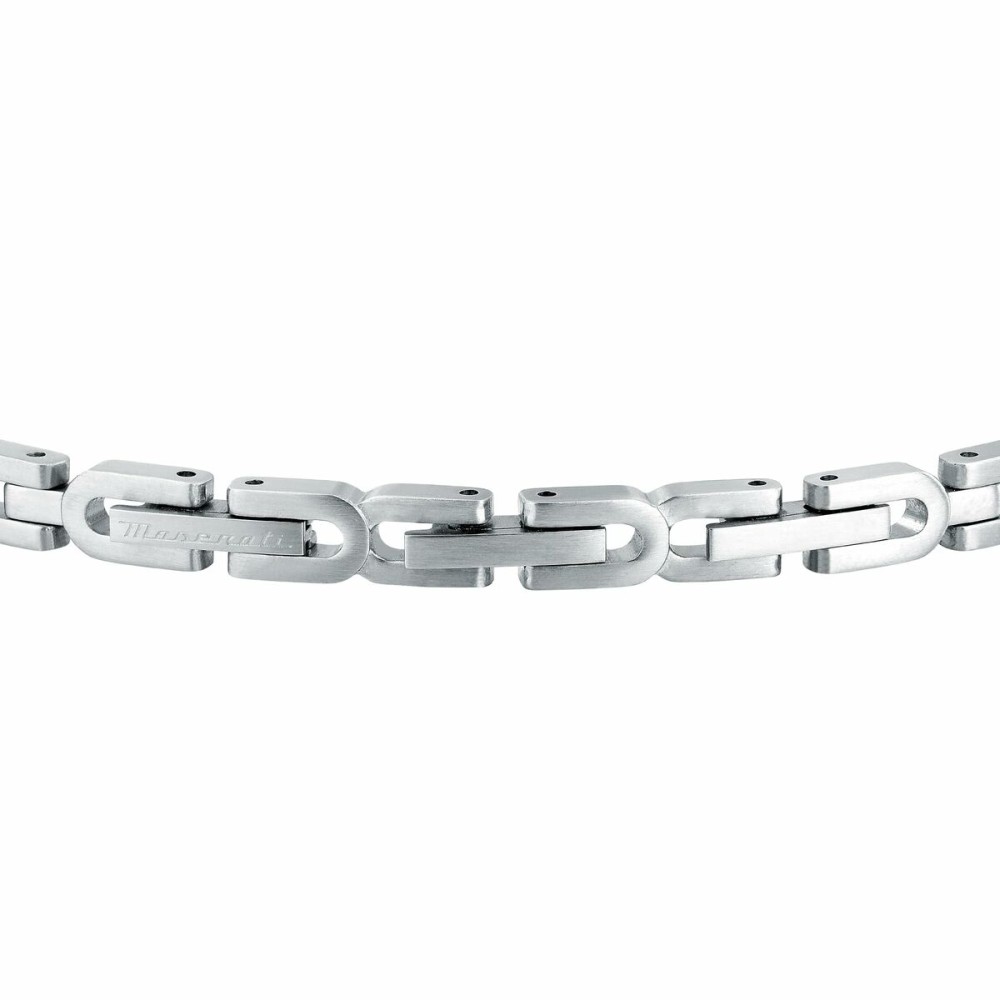Men's Bracelet Maserati Stainless steel 21,5 cm Silver