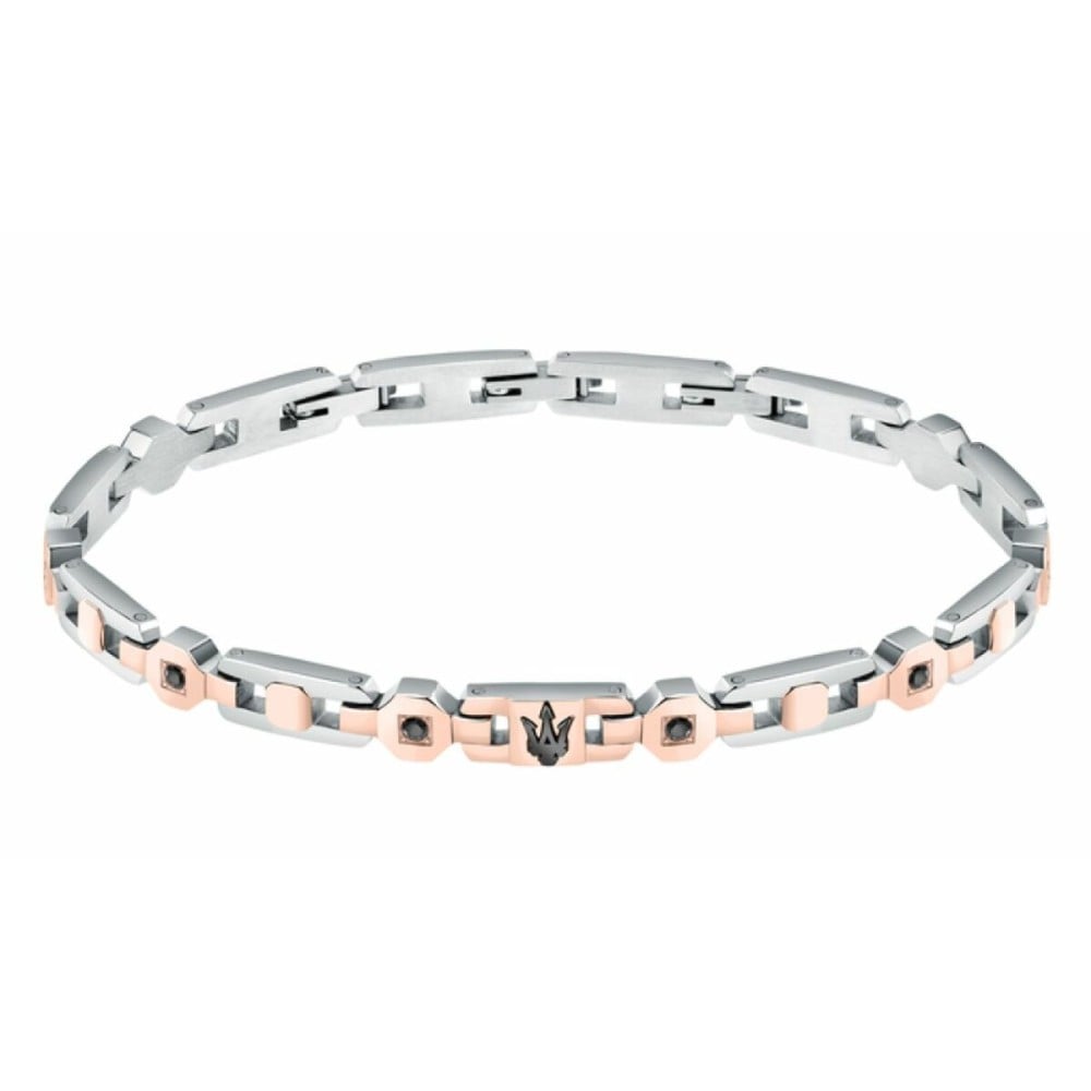 Men's Bracelet Maserati Stainless steel 21,5 cm Silver