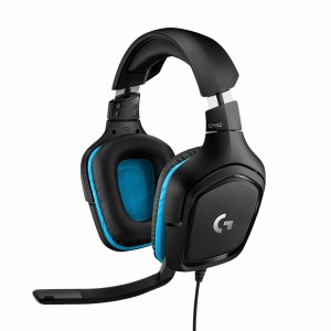 Casques avec Micro Gaming Logitech 981-000770 Bleu Noir