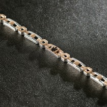Men's Bracelet Maserati Stainless steel 21,5 cm Silver